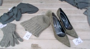 The thrift store has my size shoes!