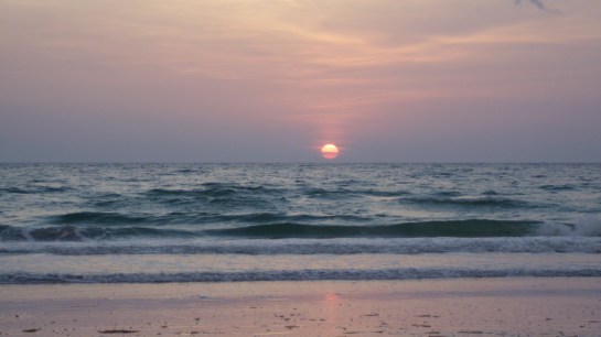 Sunsets on the beach