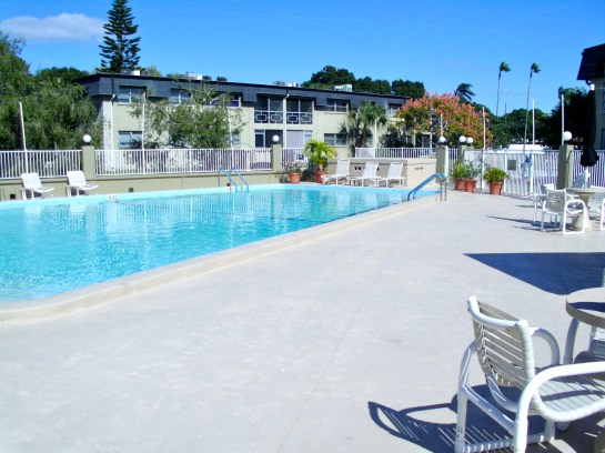 The 'beach' at Imperial Palms