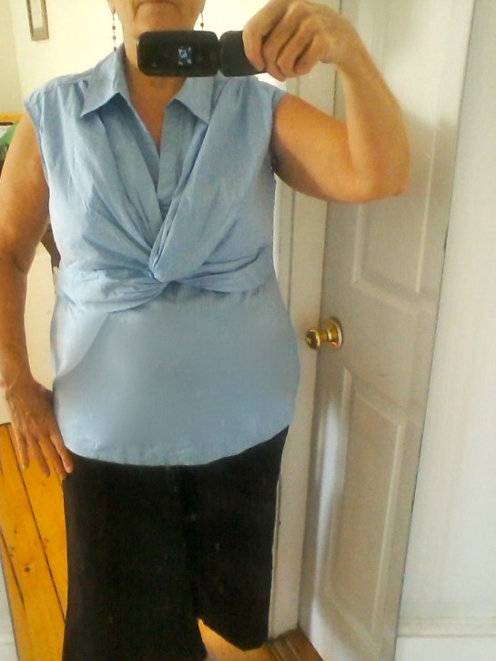 Sleeveless and totally fresh.